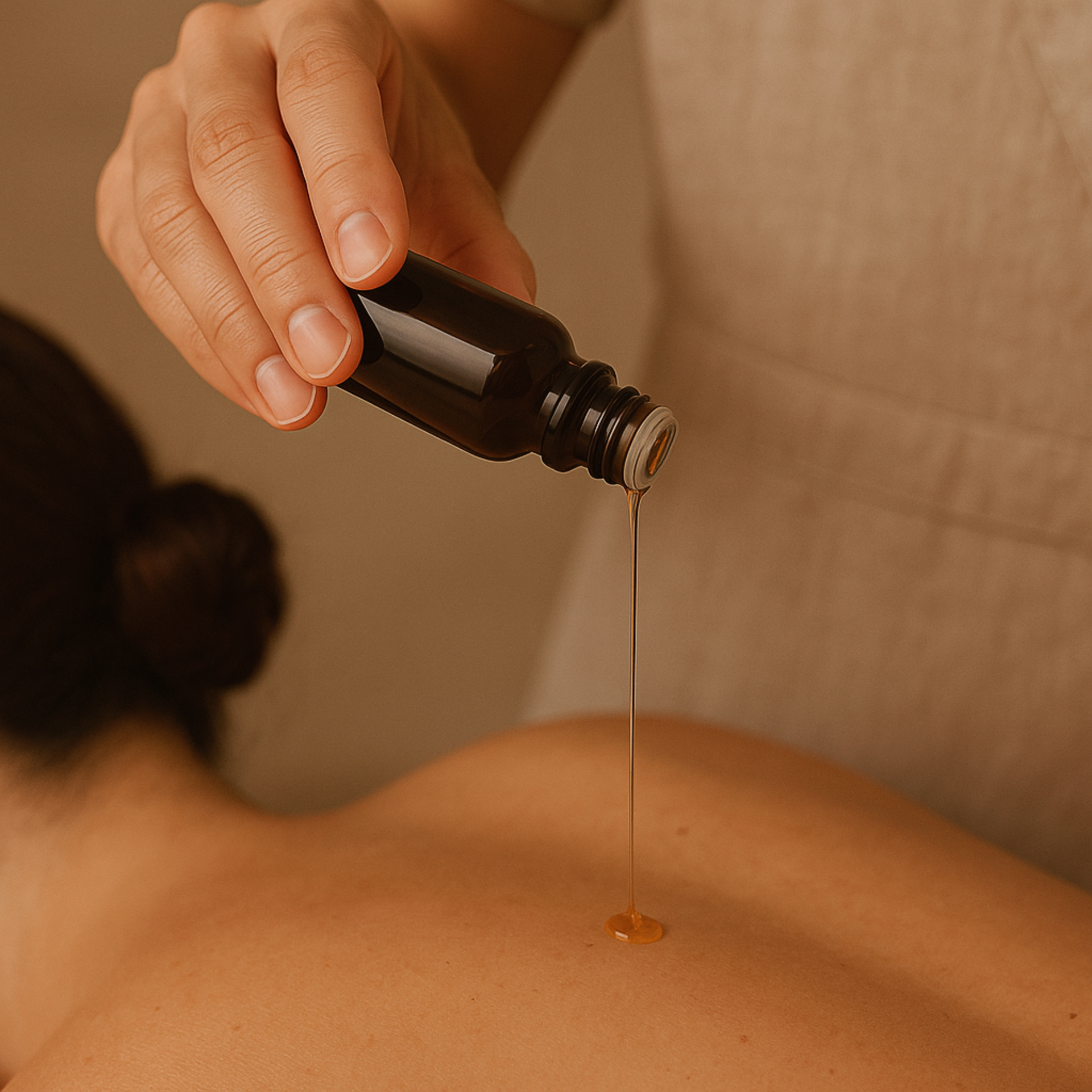 Aromatherapy oils used as a treatment enhancement