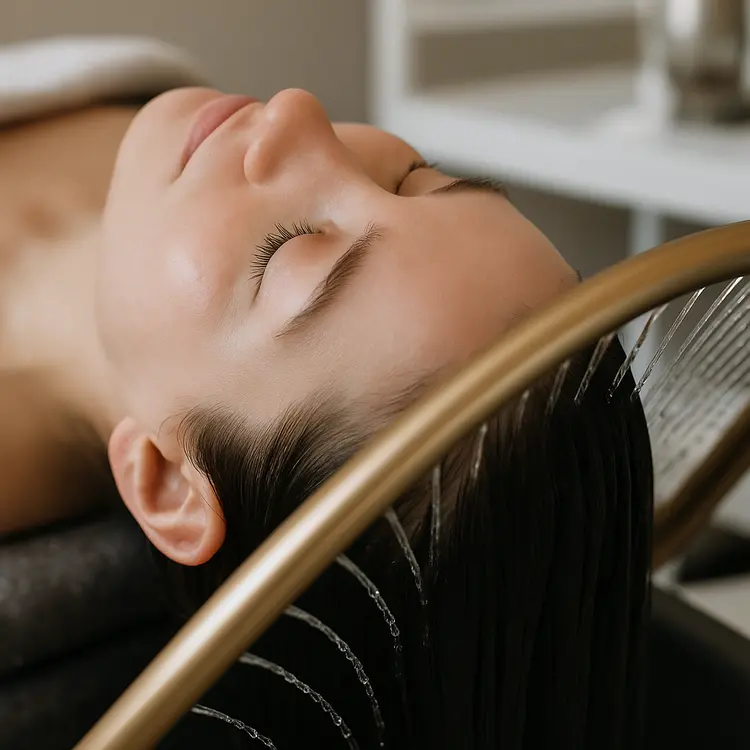 Hydration scalp therapy at Keblish Spa, 60-minute deep scalp cleanse with hydration care