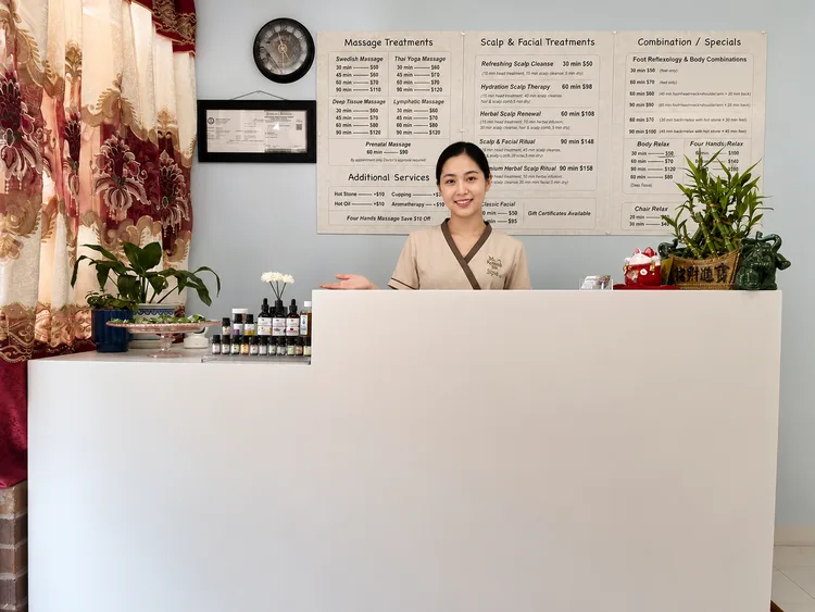 Keblish Spa reception desk